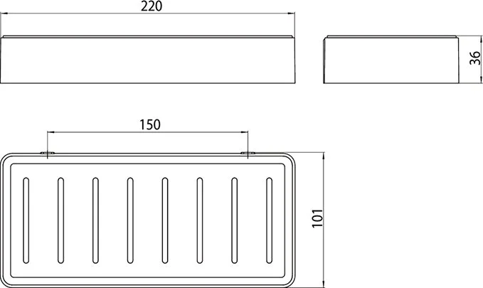 Полка Emco Loft 0545 001 02 хром Sancos — официальный сайт