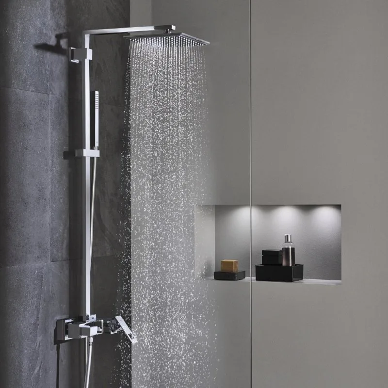 Душевая стойка Grohe Euphoria Cube 23147001 Sancos — официальный сайт