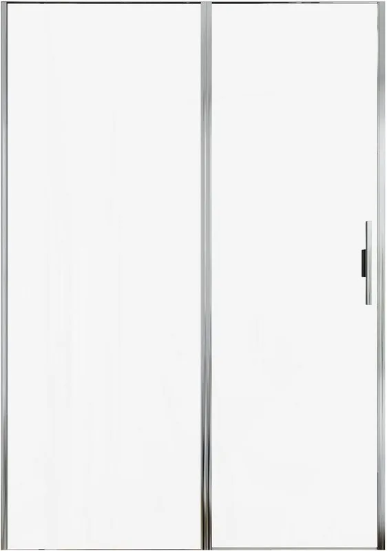 Душевая дверь в нишу Allen Brau Priority 3.31034.00 140 см, профиль хром, стекло прозрачное Optiwhit Sancos — официальный сайт