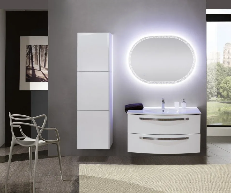 Зеркало Cezares 100х75 c LED-подсветкой touch system Sancos — официальный сайт
