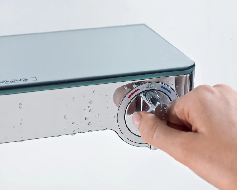 Термостатический смеситель Hansgrohe Ecostat Select 13171000 для душа Sancos — официальный сайт