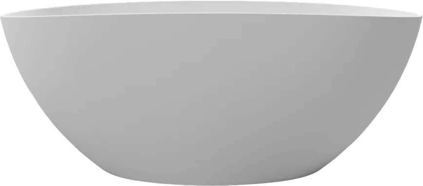 Ванна из искусственного камня WHITECROSS Onyx A 160x75 см, отдельностоящая, матовая белая, овальная, Sancos — официальный сайт