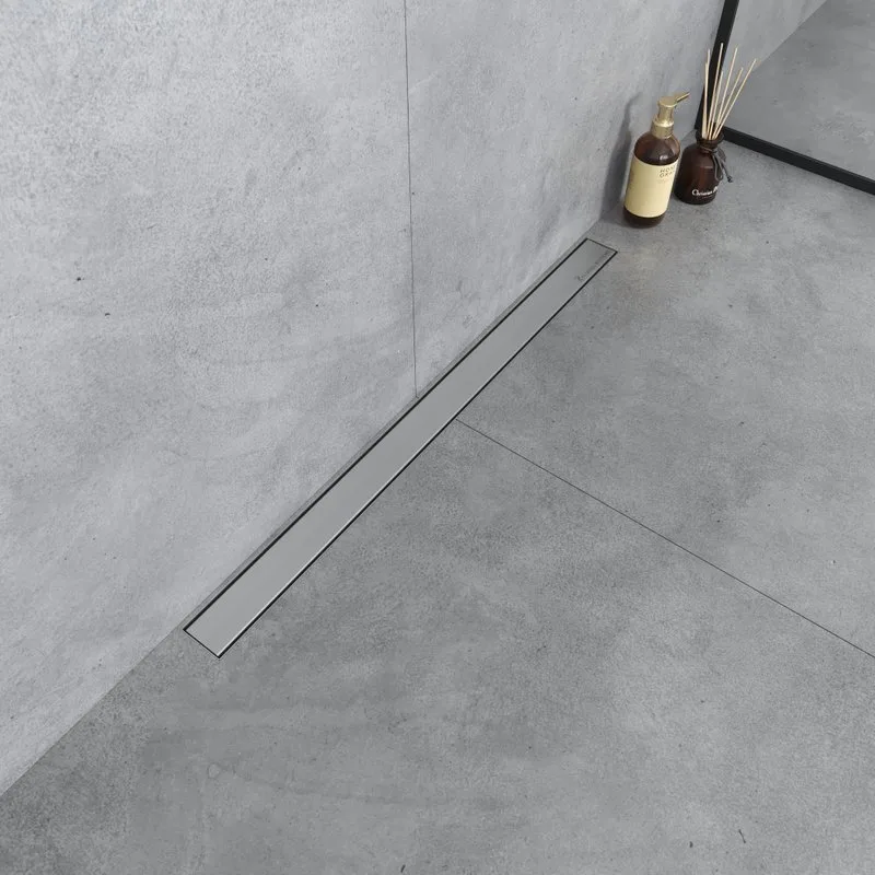 Душевой трап (лоток) Boheme Premium Linear 80 см, хром Sancos — официальный сайт