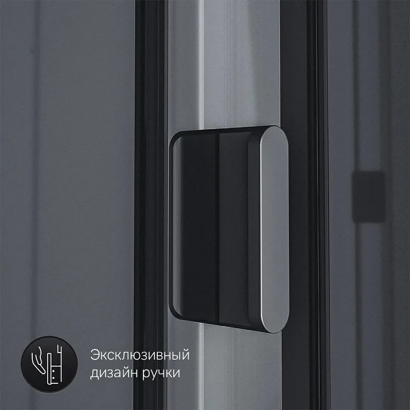 Душевая кабина AM.PM Gem W90C-401-090BT, профиль черный Sancos — официальный сайт