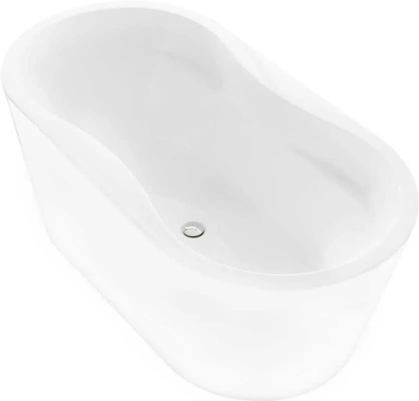 Акриловая ванна BelBagno BB407-1700-800 170x80 см, отдельностоящая, белая, овальная, на ножках Sancos — официальный сайт
