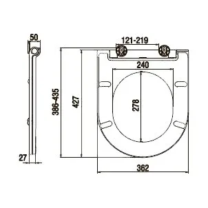 Крышка-сиденье AM.PM Spirit V2.0 C707854WH с микролифтом Sancos — официальный сайт