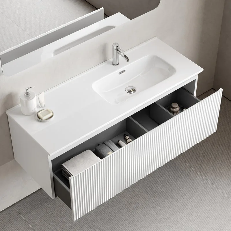 Тумба под раковину Sancos Snob R 1.0 120 подвесная Bianco (белый), SNR1.0120RW Sancos — официальный сайт