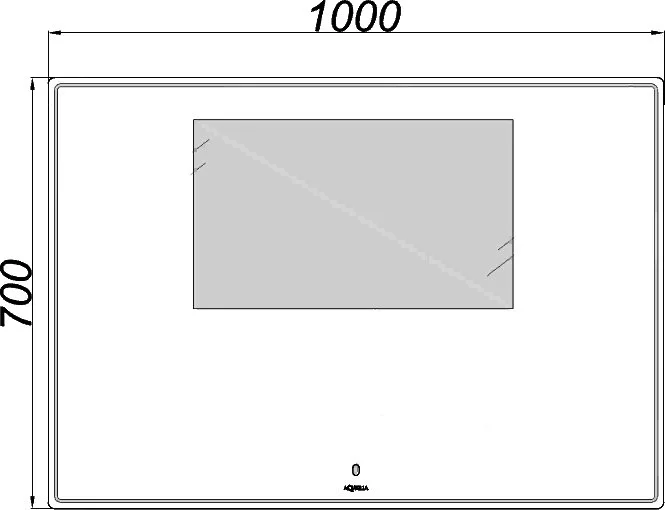 Зеркало Aqwella UM 100 100 Sancos — официальный сайт