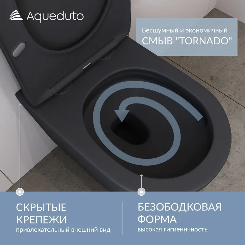 Унитаз подвесной Aqueduto Cone Plus CONT0240 Sancos — официальный сайт