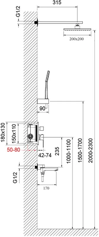 Душевой комплект Timo Selene SX-3069/03SM, черный, С ВНУТРЕННЕЙ ЧАСТЬЮ Sancos — официальный сайт
