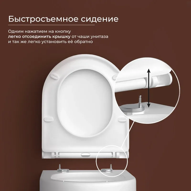 Унитаз подвесной Ceramicanova UP Rimless CN4007 Sancos — официальный сайт