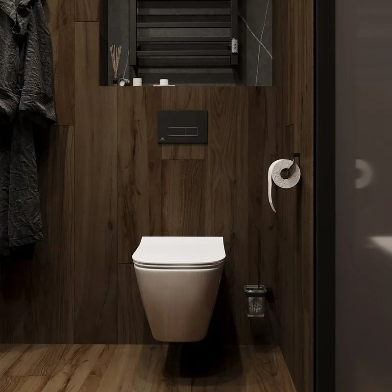Кнопка смыва Ideal Standard Oleas R0121A6 черная Sancos — официальный сайт