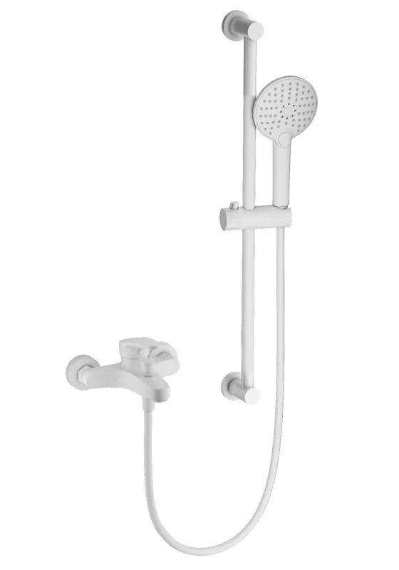 Смеситель для ванны с душем Wonzon & Woghand WW-C2501-MW, матовый белый Sancos — официальный сайт