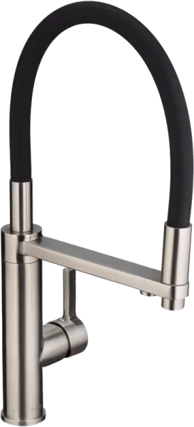 Смеситель для кухни Swedbe Selene Plus 8640 черный, нержавеющая сталь Sancos — Оригинал