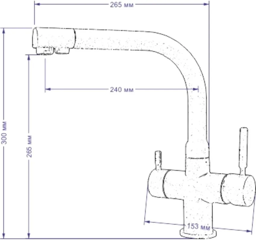Смеситель для кухни Seaman Barcelone SSL-5383 water polish Sancos — официальный сайт