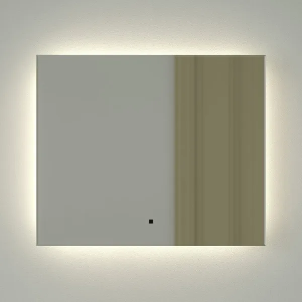 Зеркало Defesto Glow DF 2503RH 60х50 с LED-подсветкой, 4 500 K, инфракрасный выключатель