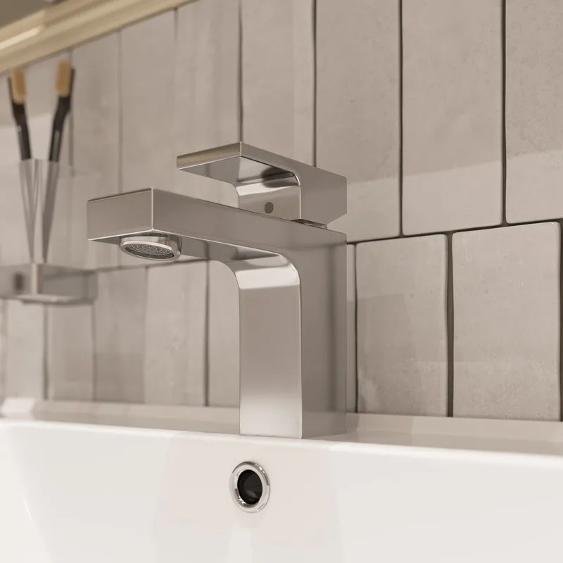 Смеситель для раковины Hansgrohe Vernis Shape 71568000 хром Sancos — официальный сайт