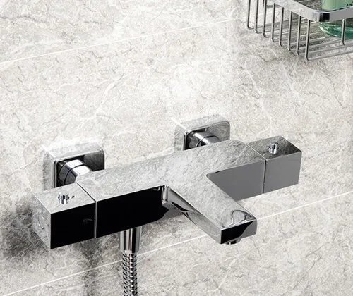 Термостатический смеситель Wasserkraft Alme 1511 Thermo, для ванны с душем Sancos — официальный сайт