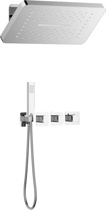 Душевой комплект Timo Petruma SX-5249/00SM, С ВНУТРЕННЕЙ ЧАСТЬЮ, с термостатом, хром Sancos — официальный сайт