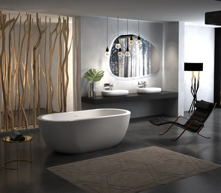 Акриловая ванна BelBagno BB13-1700 170x80 см, отдельностоящая, белая, овальная Sancos — официальный сайт