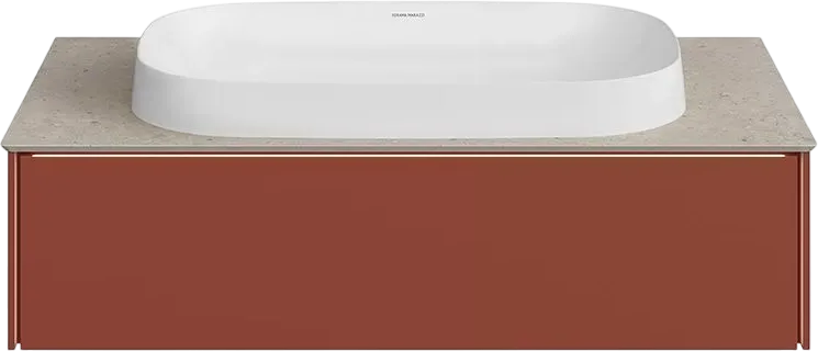Тумба под раковину без столешницы KERAMA MARAZZI Magica 90 венецианский красный матовый Sancos — официальный сайт