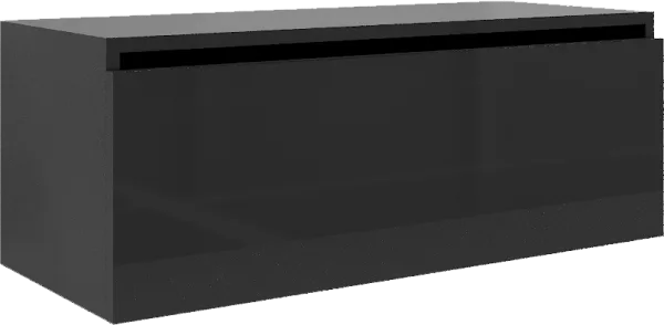 Тумба Armadi Art Flat Valessi Uno-S 100 антрацит глянец