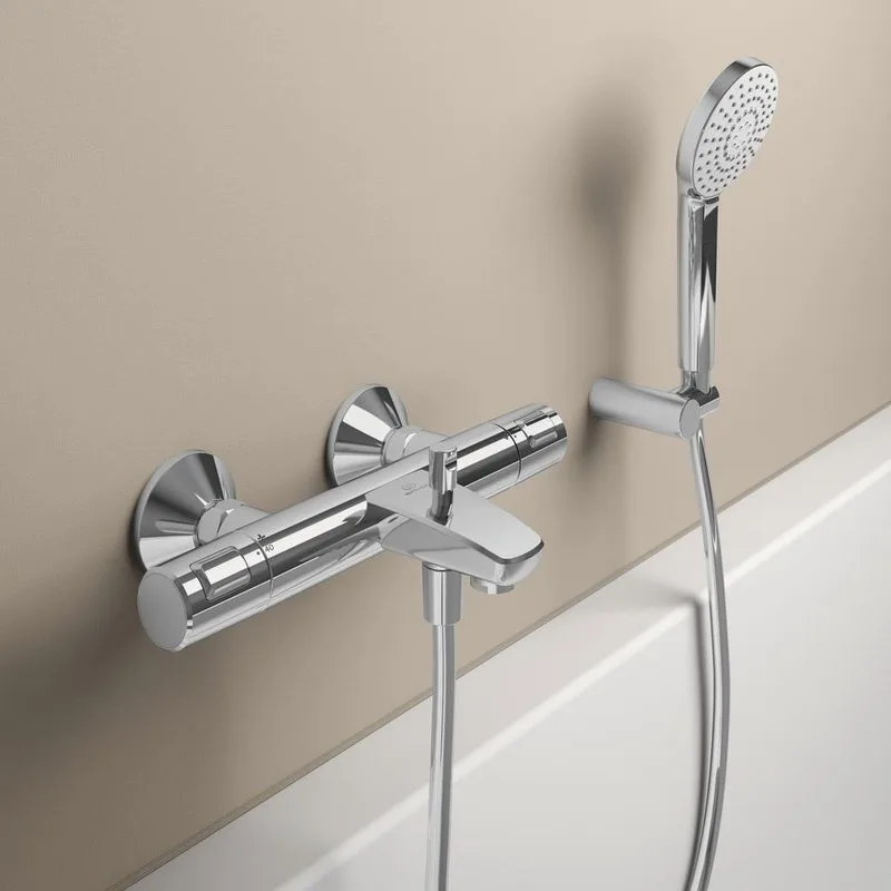 Термостатический смеситель Ideal Standard Ceratherm T25 A7206AA, для ванны с душем Sancos — официальный сайт