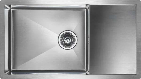 Мойка кухонная Paulmark Gerberg PM217844-BS брашированная нержавеющая сталь