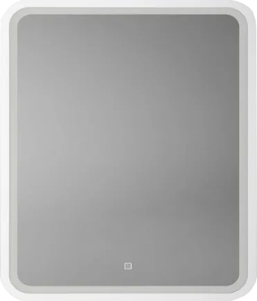 Зеркало Art&Max Genova White 60х80 белое, с LED-подсветкой, 6000К Sancos — официальный сайт