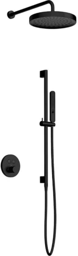 Душевой комплект AQUAme AQM8401MB, С ВНУТРЕННЕЙ ЧАСТЬЮ, черный матовый Sancos — официальный сайт