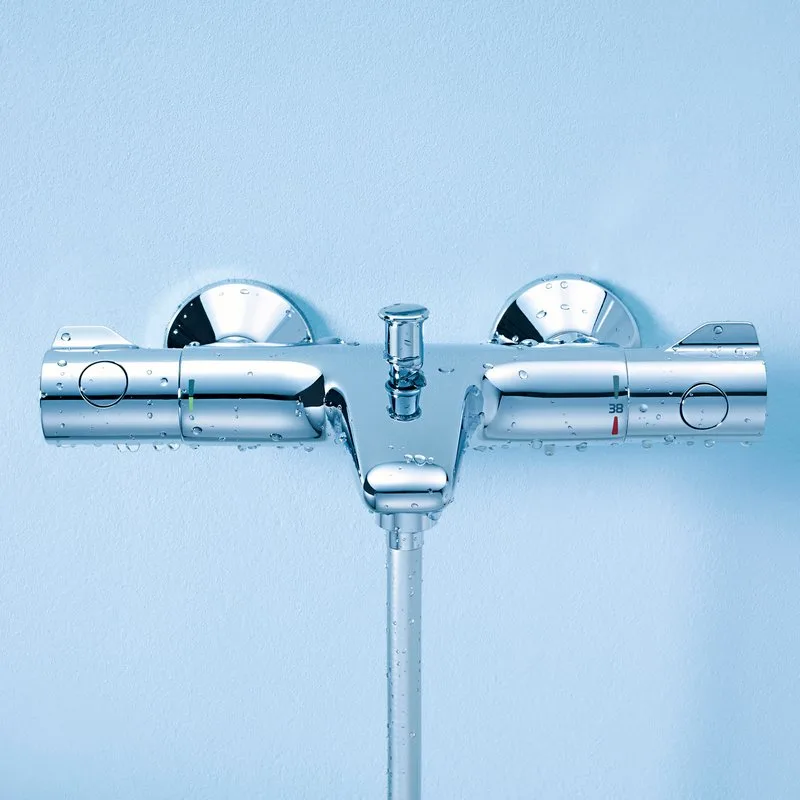 Термостатический смеситель Grohe Grohtherm 800 34567000, для ванны с душем Sancos — официальный сайт