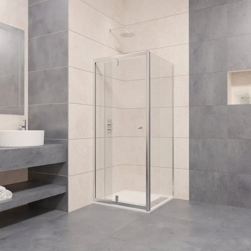 Душевой уголок RGW Passage PA-02+70 см (67-80)x70x185 профиль хром, стекло прозрачное Sancos — официальный сайт