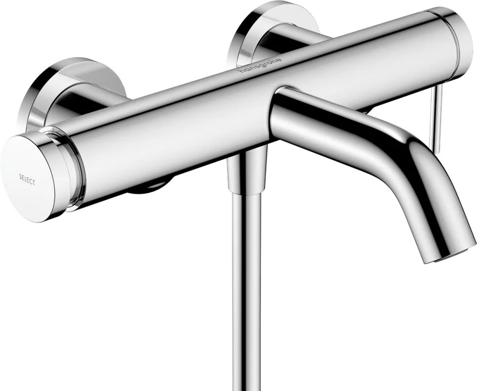 Смеситель для ванны с душем Hansgrohe Tecturis S 73422000, хром Sancos — официальный сайт