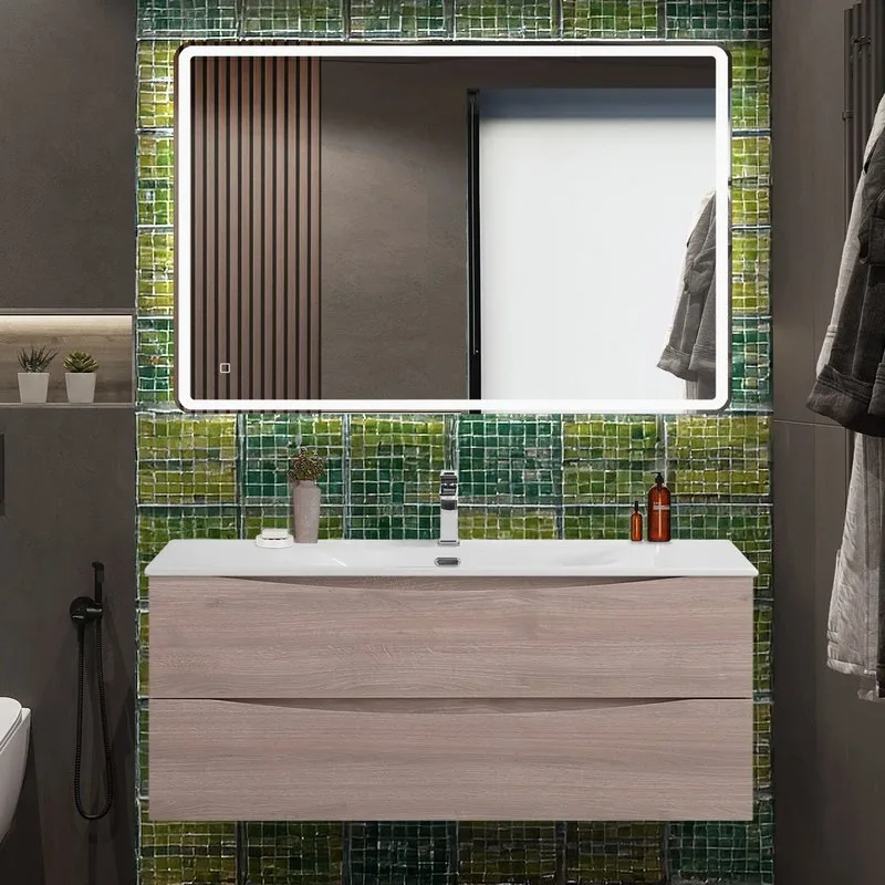 Тумба под раковину без столешницы BelBagno Marino-cer-n 120 подвесная, rovere grigio Sancos — официальный сайт