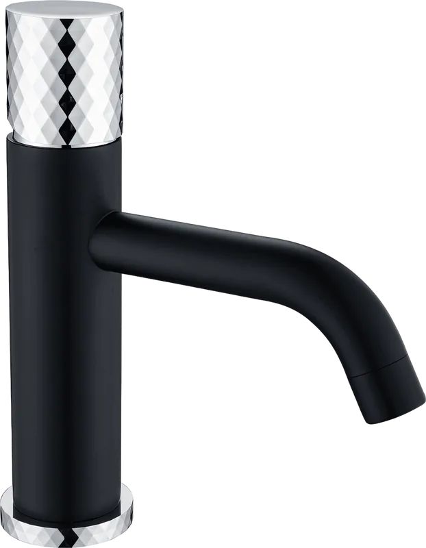Смеситель для раковины Boheme Stick 121-BCR black diamond chrome Sancos — официальный сайт