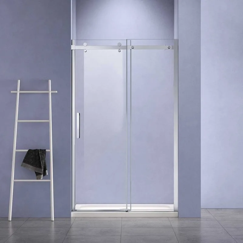 Душевая дверь в нишу Vincea Como-N VDS-4CN160CL 160 см, профиль хром, стекло прозрачное Sancos — официальный сайт
