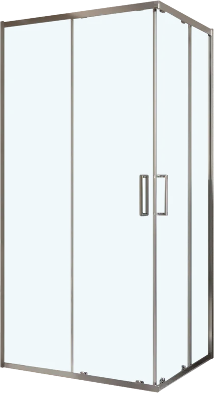 Душевой уголок BelBagno Luce AH-2-100/80-C-Cr 100x80, профиль хром, стекло прозрачное Sancos — официальный сайт