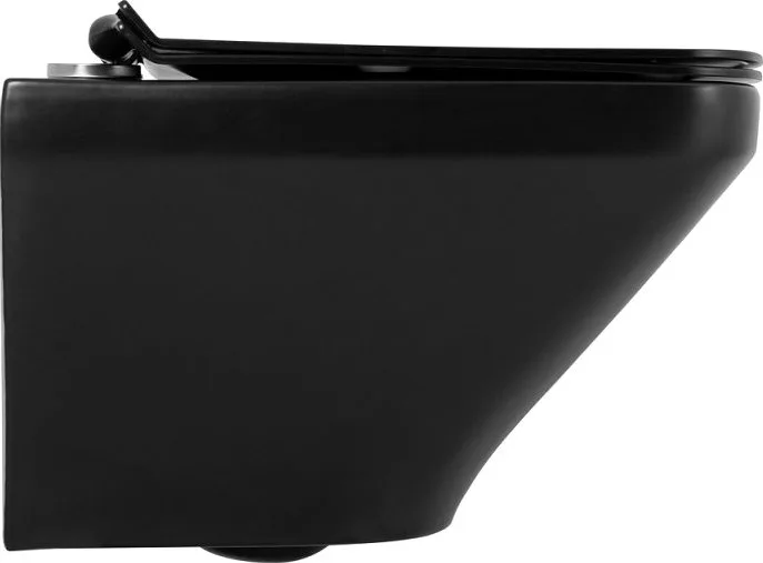 Чаша для унитаза подвесного BelBagno Sela BB3201CHR-MB матовая черная Sancos — официальный сайт
