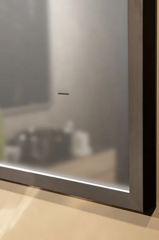 Зеркало Art&Max Aversa 70х120 черное, с LED-подсветкой, 6000К Sancos — официальный сайт