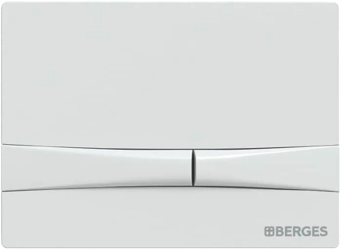 Кнопка смыва Berges Novum F4 soft touch белая Sancos — официальный сайт