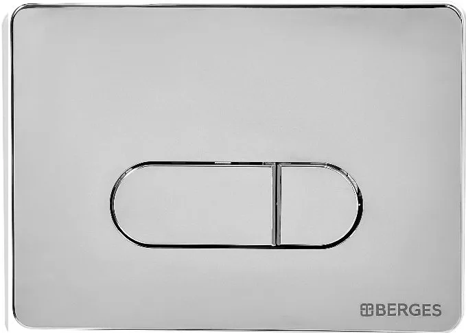 Система инсталляции для унитазов Berges Novum 040233, с кнопкой смыва, хром глянец Sancos — официальный сайт