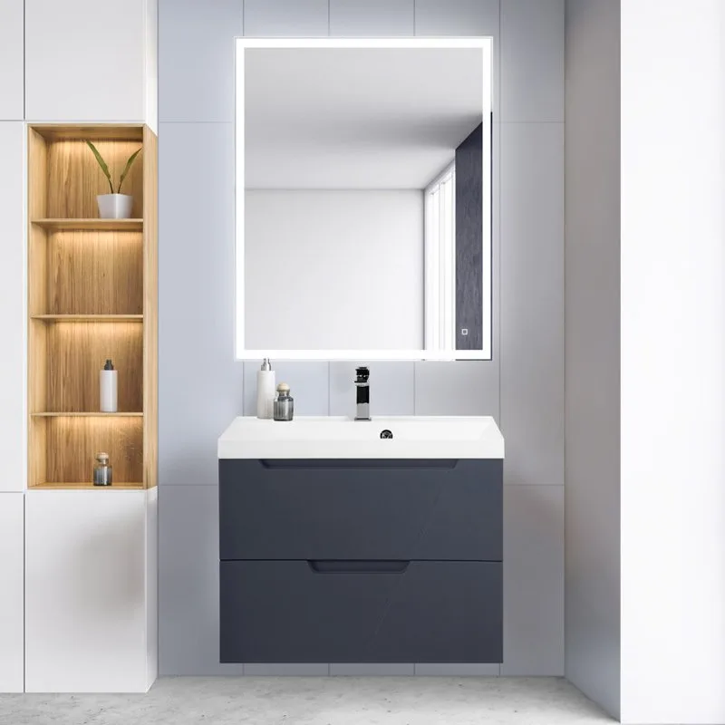 Тумба под раковину без столешницы BelBagno Vittoria 70 подвесная, grigio opaco Sancos — официальный сайт