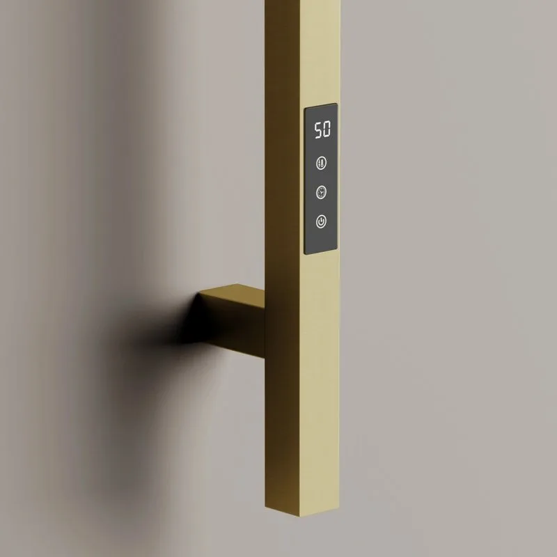 Полотенцесушитель электрический Sancos Linn 150x3 I-образный, брашированное золото, SC13002BG Sancos — официальный сайт