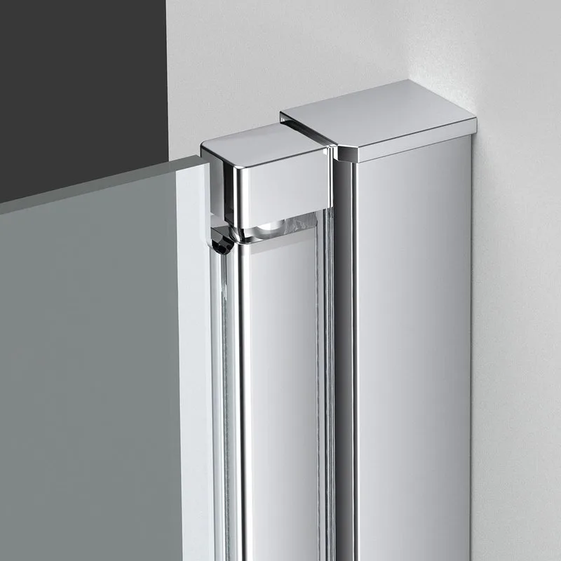 Душевая дверь в нишу Vincea Alpha VDP-3AL950MT 95 см, стекло текстурное, хром Sancos — официальный сайт