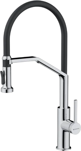 Смеситель для кухни Omoikiri Makkari 2 Plus-SB C-BL хром, черный
