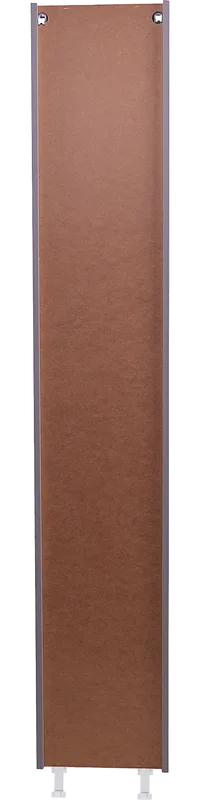 Шкаф-пенал для ванной Style Line Бергамо Люкс Plus 30 L с бельевой корзиной, антискрейтч серый