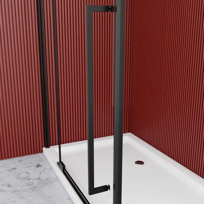 Душевой уголок, душевое ограждение Esbano Art ESA-108PS-C 100х80 см с распашной дверью, прямоугольны Sancos — официальный сайт