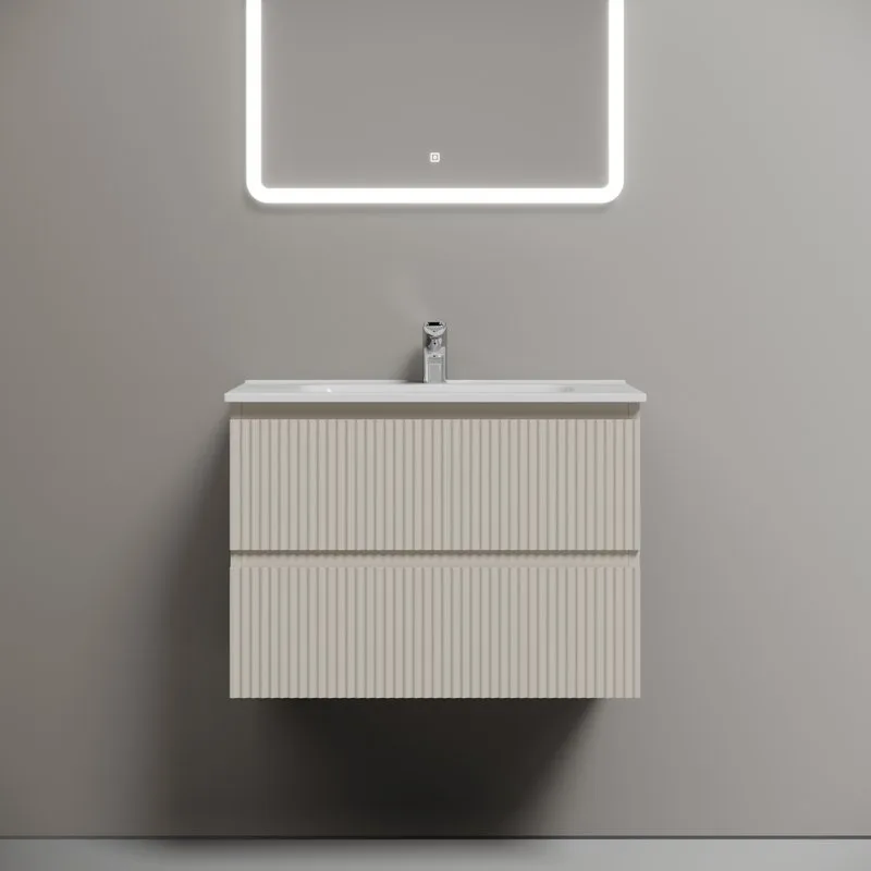 Тумба под раковину Sancos подвесная Snob R 70 Beige Soft SNR70CE Sancos — официальный сайт
