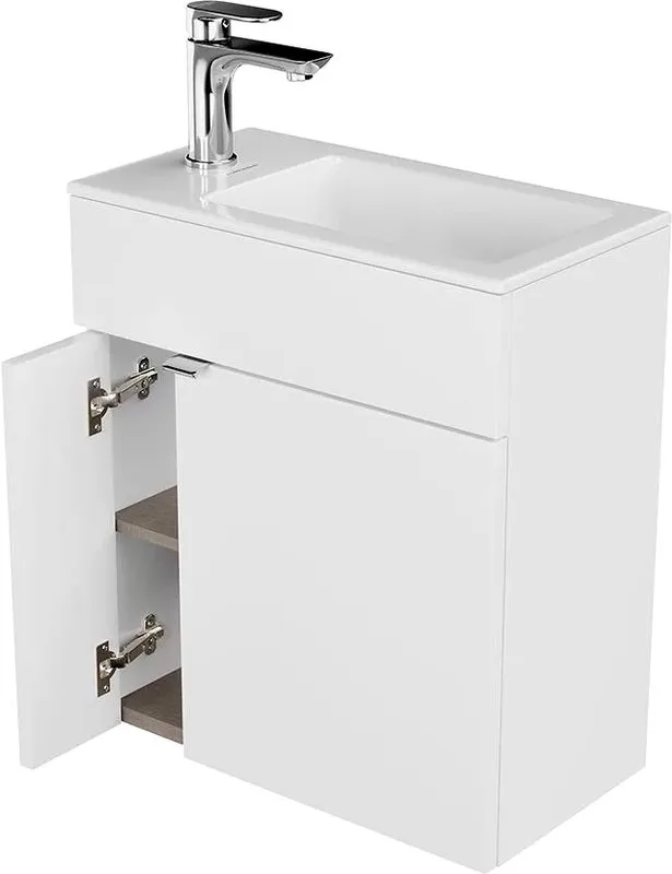 Тумба под раковину без столешницы KERAMA MARAZZI Lato 50 подвесная, белая Sancos — официальный сайт