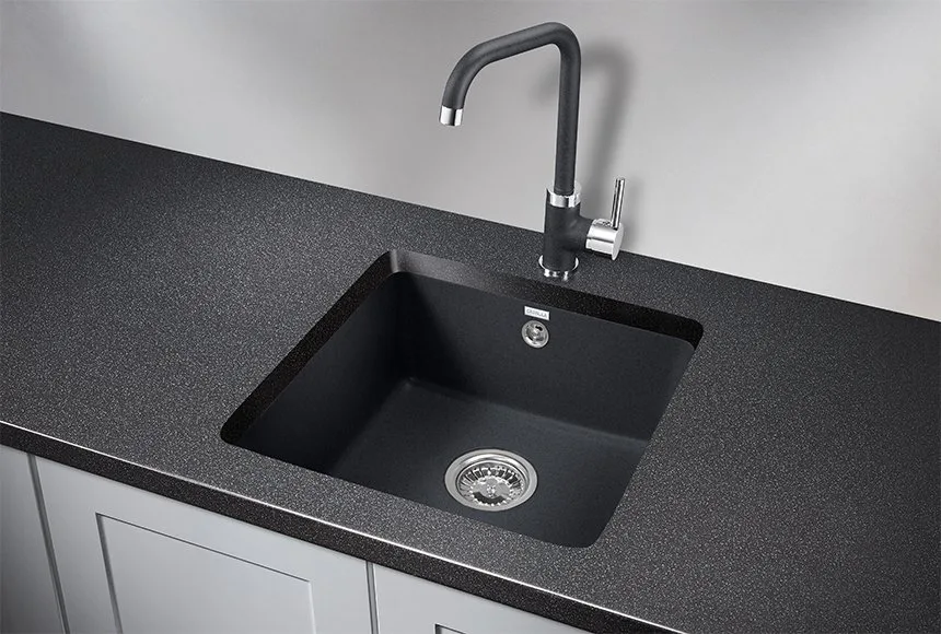 Мойка кухонная Granula 3801, шварц Sancos — официальный сайт